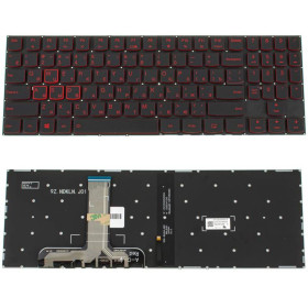 Клавіатури Клавиатуры ^/--/^ Клавиатура для ноутбука LENOVO (Legion: Y /--/ 540-15) rus, black, без фрейма, подсветка клавиш RED (ОРИГИ ^_^^^ Клавіатура для ноутбука LENOVO (Legion: Y /--/ 540-15) rus, black, без фрейму, підсвічування клавіш RED - фото фото фото