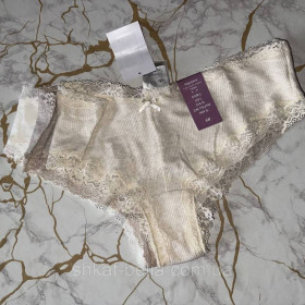 Труси Трусы ^/--/^ 3 шт Трусики хипстер 52 L р H&amp;amp;M Хлопок Гипюр ^_^^^ 3 шт Трусики хіпстер 52 L р H&amp;amp;M Хлопок Гіпюр - фото фото фото