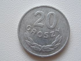 - року - года ^/--/^ Польша 20 грошей 1965 года 27556 ^_^^^ Польща 20 грошей 1965 року 27556 - фото фото фото