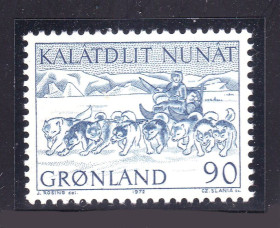 Фауна Фауна ^/--/^ NM Фауна  Гренландия 1972 г MNH - собаки ^_^^^ NM Фауна Гренландія 1972 MNH - собаки - фото фото фото