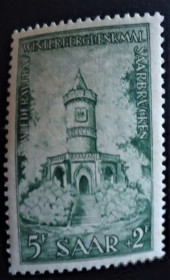 НДР, ФРН ГДР, ФРГ ^/--/^ Германия Саар 1947 - 1956 г. № 161 ** ^_^^^ Німеччина Саар 1947 - 1956 р. No 161 ** - фото фото фото