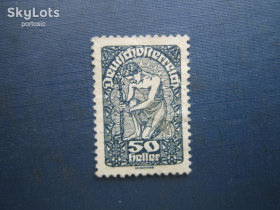 Австрія Австрия ^/--/^ Марка Австрія 1919 стандарт людина 50 гел без клею ^_^^^ Марка Австрия 1919 стандарт человек 50 гел без клея - фото фото фото