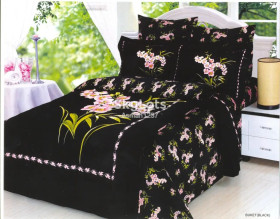 Комплекти Комплекты ^/--/^ Постільна білизна Le Vele Buket Black ^_^^^ Постольное белье Le Vele Buket Black - фото фото фото