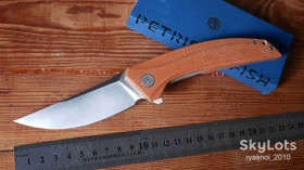 Ножі, мультітули Ножи, мультитулы ^/--/^ Petrified fish PFP /--/ 05 /--/ BRMS Deepsea, K /--/ 110 Satin, Micarta Brown, Ceramic Ball Bearing, Outdoor, Tactical, EDC, Liner Lock ^_^^^ Petrified fish PFP /--/ 05 /--/ BRS Deepsea, K /--/ 110 Satin, Micarta Brown, Ceramic Ball Bearing, Outdoor, Tactical, EDC, Liner Lock - фото фото фото