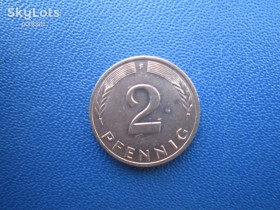 НДР, ФРН ГДР, ФРГ ^/--/^ Монета 2 пфеніги Німеччина ФРН 1978 F ^_^^^ Монета 2 пфенниги Германия ФРГ 1978 F - фото фото фото