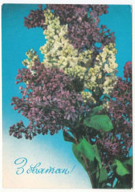 СРСР СССР ^/--/^ З святом 1975 Якименко Р /--/ 12 ^_^^^ С праздником 1975 Якименко Р /--/ 12 - фото фото фото