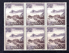 Іспанія Испания ^/--/^ EU  Испания   MNH  - шестиблок ^_^^^ EU Іспанія MNH - шестиблок - фото фото фото