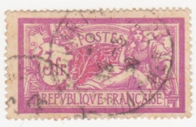 Франція Франция ^/--/^ Франция 1927 г. № 216 гашеная ^_^^^ Франція 1927 р. No 216 гашена - фото фото фото