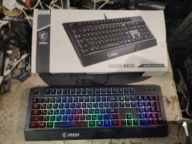 Клавіатури Клавиатуры ^/--/^ Игровая клавиатура с подсветкой MSI Vigor GK /--/ 20 USB № 25300502 ^_^^^ Ігрова клавіатура з підсвічуванням MSI Vigor GK /--/ 20 USB No 25300502 - фото фото фото