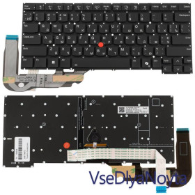 Клавіатури Клавиатуры ^/--/^ Клавиатура для ноутбука LENOVO (ThinkPad: T /--/ 14 /--/ s Gen 5) ukr, black, подсветка клавиш (copilot) ^_^^^ Клавіатура для ноутбука LENOVO (ThinkPad: T /--/ 14 /--/ s Gen 5) ukr, black, підсвічування клавіш (copilot) - фото фото фото