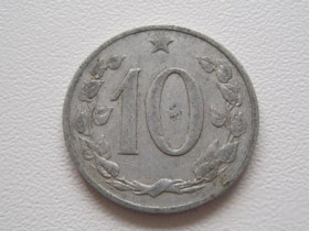 Чехословаччина Чехословакия ^/--/^ Чехословакия 10 геллеров 1961 года 25028 ^_^^^ Чехословаччина 10 геллерів 1961 року 25028 - фото фото фото