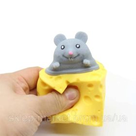 Інше Другое ^/--/^ Игрушка антистресс Сыр с мышкой, игрушка для детей и взрослых ^_^^^ Іграшка антистрес Сир з мишкою, іграшка для дітей і дорослих - фото фото фото