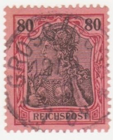 Веймарська республіка Веймарская республика ^/--/^ Германия  ( империя) 1900 г. №  61 гашеная ^_^^^ Німеччина (Імперія) 1900 р. No 61 гашена - фото фото фото