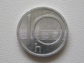 Чехія Чехия ^/--/^ Чехия 10 геллеров 1993 года 29607 ^_^^^ Чехія 10 геллерів 1993 року 29607 - фото фото фото