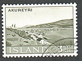 Ісландія Исландия ^/--/^ Исландия  (1963) Город Акурейри ^_^^^ Ісландія (1963) Місто Акурейрі - фото фото фото