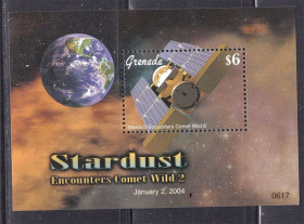 Освоєння космосу Освоение космоса ^/--/^ Космос . Гренада 2006 г  MNH - блок ^_^^^ Гренада 2006 MNH - блок - фото фото фото