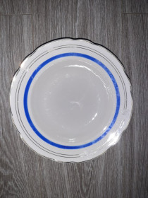 Статуетки, Скульптури, Фігурки, Фарфор Статуэтки, Скульптуры, Фигурки, Фарфор ^/--/^ Блюдо тарелка Коростень ресторан СССР 24 /--/ см ^_^^^ Коростень ресторан СРСР 24 /--/ см - фото фото фото