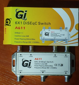Супутникове обладнання Спутниковое оборудование ^/--/^ Дісек DiSEqC Switch 1.1 6 /--/ x /--/ 1 GI A /--/ 611 ^_^^^ Диссек DiSEqC Switch 1.1 6 /--/ x /--/ 1 GI A /--/ 611 - фото фото фото
