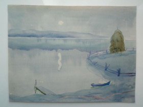 Інше Другое ^/--/^ КАРТИНА 38 см x 29 см. Акварель, бумага, авторская живопись. ^_^^^ КАРТИНА 38 см x 29 см. Акварель, папір, авторський живопис. - фото фото фото