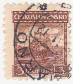 Чехословаччина Чехословакия ^/--/^ Чехословакия   1929 г № 281 гашеная ^_^^^ Чехословаччина 1929 р. No 281 гашена - фото фото фото