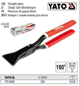 Інші інструменти Другие инструменты ^/--/^ Клещи кровельные YATO прямые 180 280 мм YT-5415 ^_^^^ Польща прямі 180 280 мм YT-5415 - фото фото фото