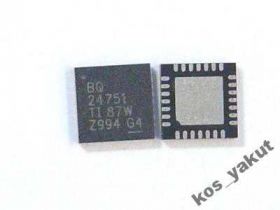 Інші комплектуючі Другие комплектующие ^/--/^ Шим, Texas Instruments BQ /--/ 24751 pwmIC, QFN /--/ 28 - фото фото фото