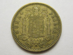 Іспанія Испания ^/--/^ Испания 1 песета 1963  (1964) года 38506 ^_^^^ Іспанія 1 песета 1963 (1964) року 38506 - фото фото фото