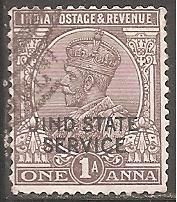 Інші країни Другие страны ^/--/^ Бр.Индия    (Штат Джинд) 1927 Sc.о /--/ 39 гаш. ^_^^^ Бр.Індія (Штат Джинд) 1927 Sc.о /--/ 39 гаш. - фото фото фото