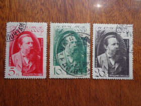 СРСР - СССР - ^/--/^ СССР,1935, Энгельс, гаш. ^_^^^ СРСР, 1935, Енгельс, гаш. - фото фото фото