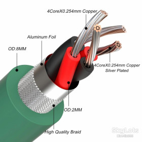 Кабелі, адаптери Кабели, адаптеры ^/--/^ Кабель аудио McIntosh 2328 6 /--/ N OCC, RCA медный, посеребренный 1 /--/ м ^_^^^ Кабель аудіо McIntosh 2328 6 /--/ N OCC, RCA мідний, посріблений 1 /--/ м - фото фото фото
