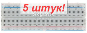 Плати Платы ^/--/^ 5 штук! Макетная плата MB-102 беспаечная 830 контактов Breadboard Arduino   (517-2) опт ^_^^^ 5 штук! MB-102 безпайкова 830 контактів Breadboard Arduino (517-2) опт - фото фото фото