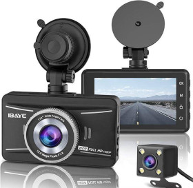 Відеореєстратори Видеорегистраторы ^/--/^ IBAYE Dash Cam спереди и сзади, 1080 /--/ P Full HD Двойная камера в автомобиле Видеорегистратор 2 камеры ^_^^^ IBAYE Dash Cam спереду і ззаду, 1080 /--/ P Full HD Подвійна камера в автомобілі Відеореєстратор 2 камери - фото фото фото