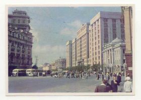 СРСР СССР ^/--/^ CCCР 1957 Москва  Охотный ряд Старое фото ^_^^^ CCCР 1957 Москва Охотний ряд Старе фото - фото фото фото