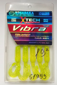 Воблери, принади Воблеры, приманки ^/--/^ Силиконовые приманки Kosadaka Vibra 70, color CS, 10 штук, Japan  (новые) ^_^^^ Силіконові приманки Kosadaka Vibra 70, color CS, 10 штук, Japan (нові) - фото фото фото