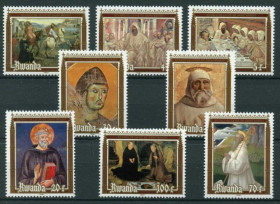 Інше Другое ^/--/^ Руанда Фрески Живопись 1981 ^_^^^ Руанда Фрескі Живопис 1981 - фото фото фото