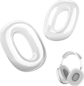 Навушники Наушники ^/--/^ Чехлы-накладки на амбушюры Apple AirPods Max - Прозрачные ^_^^^ Чехли-накладки на амбушюри Apple AirPods Max - Прозорі - фото фото фото