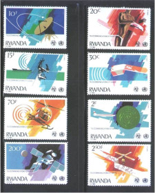 Освоєння космосу Освоение космоса ^/--/^ Космос . Руанда 1981 MNH - серия ^_^^^ Космос . Руанда 1981 MNH - фото фото фото