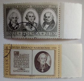 Польща Польша ^/--/^ Польша 1973 Эдукационная комиссия, гашеные ^_^^^ Польща 1973 Едукаційна комісія, гашені - фото фото фото