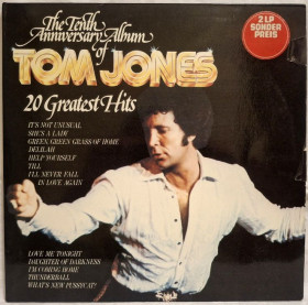 Платівки Пластинки ^/--/^ Tom Jones - The Tenth Anniversary Album. 20 Greatest Hits - 1965-73.  (2 /--/ LP). 12. Vinyl. Пластинки. Germany. ^_^^^ Tom Jones — The Tenth Anniversary Album. 20 Greatest Hits - 1965-73. (2 /--/ LP). 12.Vinyl. Пластинки. Germany. - фото фото фото