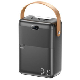 Зовнішні акумулятори (Power Bank) Внешние аккумуляторы (Power Bank) ^/--/^ Power bank REMAX RPP-118 80000 mAh PD /--/ 27 /--/ W+QC /--/ 3.0 (22.5 /--/ W) зі швидкою зарядкою, ліхтариком та дисплеєм п ^_^^^ Power bank REMAX RPP-118 80000 mAh PD /--/ 27 /--/ W+QC /--/ 3.0 (22.5 /--/ W) со быстрой зарядкой, фонариком и дисплеем п - фото фото фото