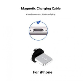 Кабелі Кабели ^/--/^ Конектор для магнітного кабелю Metal Magnetic 360 Lightning для iPhone ^_^^^ Коннектор для магнитного кабеля Metal Magnetic 360 Lightning дл - фото фото фото