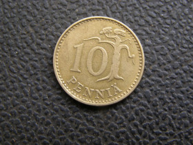 Фінляндія Финляндия ^/--/^ 10 пенни Финляндия 1969 г ^_^^^ 10 Пенні Фінляндія 1969 - фото фото фото