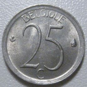 Бельгія Бельгия ^/--/^ Бельгія 25 сантимів 1972 року Belgique 42364 ^_^^^ Бельгия 25 сантимов 1972 года Belgique 42364 - фото фото фото