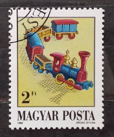 Угорщина Венгрия ^/--/^ Венгрия 1988  г - детские игрушки, гаш, 2 шт  (см.фото) ^_^^^ Угорщина 1988 р. - дитячі іграшки - фото фото фото