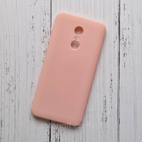 Зарядні пристрої Зарядные устройства ^/--/^ Чохол для Xiaomi Redmi 5 Plus силіконовий, рожевий ^_^^^ Чехол Xiaomi Redmi 5 Plus для телефона силиконовый Розовый - фото фото фото