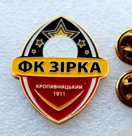 Спортивні Спортивные ^/--/^ значок футбол Украина - большой позолоченный значок 32 мм.  ФК Звезда Кропивницкий Кировоградская область. ^_^^^ значок футбол Україна - великий позолочений значок 32 мм. ФК Зірка Кропивницький Кіровоградська область. - фото фото фото