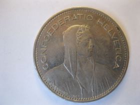 Швейцарія Швейцария ^/--/^ 5 франков 1995 /--/ г. Швейцария ^_^^^ 5 франків 1995 /--/ р. Швейцарія - фото фото фото