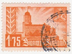 Скандинавія Скандинавия ^/--/^ Финляндия 1941 г. № 246 гашеная ^_^^^ Фінляндія 1941 р. No 246 гашена - фото фото фото