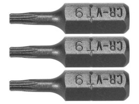 Інші інструменти Другие инструменты ^/--/^ Насадка викруткова STHOR : TORX T /--/ 9 x 25 мм, HEX 1/4, Cr-V, 3 шт VR-65491 ^_^^^ Насадка вікруткова STHOR: TORX T /--/ 9 x 25 мм, HEX 1/4&amp;quot;, Cr-V, 3 шт VR-65491 - фото фото фото