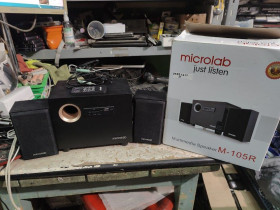 Колонки акустика Колонки, акустика ^/--/^ Акустическая система Microlab M-105 /--/ R № 24091211 ^_^^^ Акустична система Microlab M-105 /--/ R No 24091211 - фото фото фото